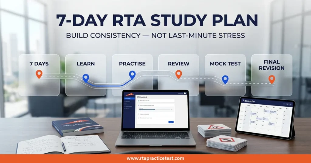How to Pass the RTA Theory Test First Time in 2026 5 rta-theory-test-7-day-study-plan