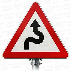 Double curve first right sign