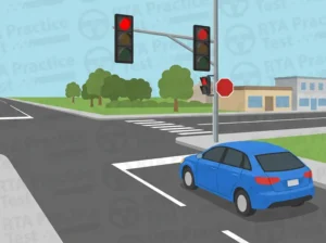 Stop before the stop line