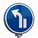 Pass to the left of the obstruction