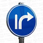 Pass to the right of the obstruction
