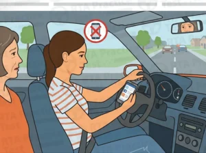 Using a handheld mobile phone while driving is: