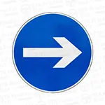 Turn right only