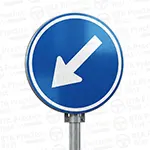 Keep left