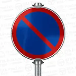 No parking sign