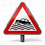 Water crossing ahead