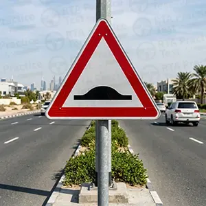 Road hump ahead
