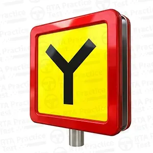 Y-junction ahead