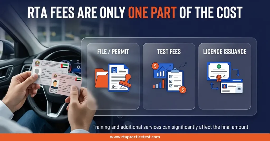 RTA Driving Licence Fees in Dubai 2026
