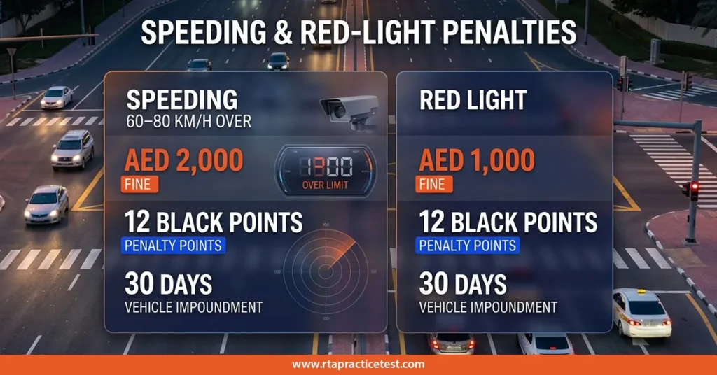 Speeding & Red-Light Penalties
