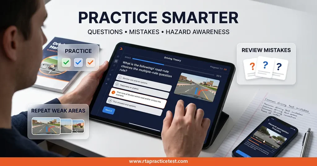 04 RTA Dubai Theory Test Practice Setup